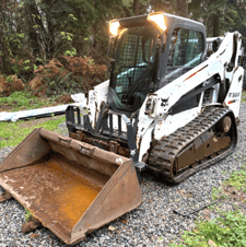 2200 lb. Bobcat #T590, skid steer loader, 4 cylinder diesel, 66 HP