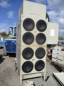 4000 cfm Microair #RP8, cartridge dust collector, Mitsubishi laser