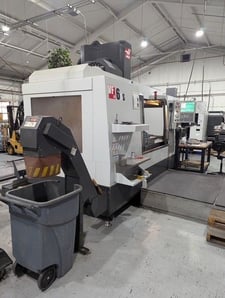 Haas #VF-6SS, CNC vertical machining center, wired with 4th Axis, 64" X, 32" Y, 30" Z, 12000 RPM, 24 side
