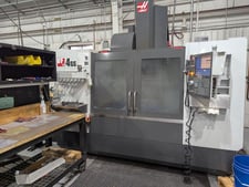 Haas #VF-4SS, CNC vertical machining center, wired with 4th Axis, 50" X, 20" Y, 25" Z, 12000 RPM, 24 side