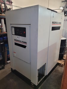 194 cfm, 125 psig, Ingersoll-Rand #SSR-EP50SE, rotary screw air compressor, 50 HP, 1998