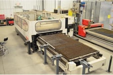 Mazak #HyperGear-510, Laser Cutter, 4000 watt, 10' x 5' sheet, 120.9" X, 60.8" Y, 3.9" Z, dust collector, 2006
