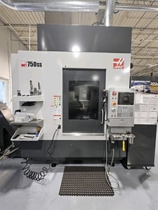 Haas #UMC-750SS, 5-Axis Universal Machining Center, 30" X, 20" Y, 20" Z, 24.8" x 19.7" table, 30 HP, 15000
