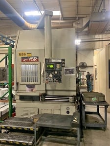 24" Okuma-Howa #ACT-V5R, Vertical Boring Mill, 21.65" swing, 16" chuck, 30 HP, 2000 RPM