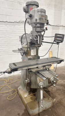 Bridgeport #2-HP, Vertical Mill, 9" x 42" table, variable speed, SONY digital read out, 230 V.