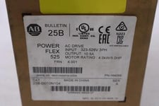 Allen-Bradley bradley 25b-d010n104 ac drive adjustable frequency powerflex 525 #3833cc