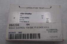 NEW Allen-Bradley 1734-OE4C Analog Output Module STOCK H1200A