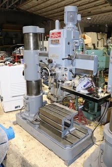 4' -12" Ikeda #RM-1175, Radial Drill, 30-1500 RPM, 5.5 kW, 200/440 V, 1979