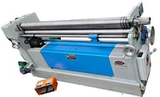 5' x 14 gauge Waldemar WDM #B-4-60, initial pinch sheet bender, 2-roll, cone attachment, 230 V., new, 2020