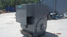 1250 HP 1200 RPM Siemens, Frame 3020S8, WPIIBB, 4000 Volts