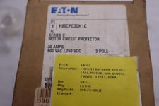 Cutler-Hammer Hammer HMCP030H1C 30 Amp 600 Volt Motor Circuit Protector STOCK 1410CC