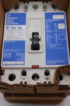 Cutler-Hammer Hammer FDB3030L Molded Case Circuit Breaker C Series STOCK 1409CC