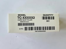 Honeywell tc-xxxxx2 card slot filler lot of 2 #k-993+1005