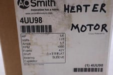 NEW OPEN BOX Ao Smith 4UU95 Unit Heater Motor 42y 1/6hp 1000rpm 115v-ac #2022-A