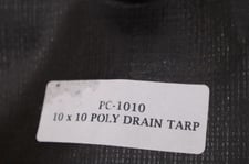 Generic PC-1010 10X10 Light Duty Poly Drain Tarp - STOCK 5039CC