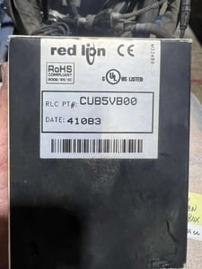 New open box red lion controls cub5vb00 voltage meter stk l801cc