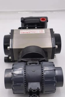 Valworx 530175 ap075 pneumatic actuator w/ 529102a solenoid 529910a valve #008-a