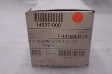Blue-white F-40750LN-12 Variable Area Flow Meter - STOCK 3127CC
