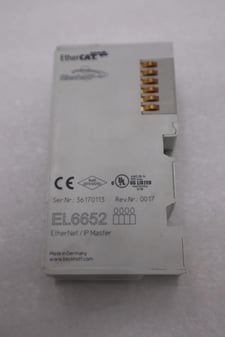 NEW OPEN BOX Beckhoff EL6652 Ethernet/IP Master Module STK H1229A