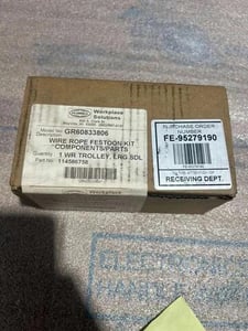 New hubbell wire rope festoon tow clamp kit gr60833806 stk k756cc