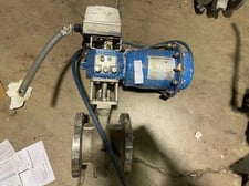 4" jamesbury quadra-powr x metso qpx2c/k20 100psi v-ball valve neles s-49
