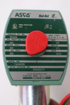 NEW NO BOX ASCO 8320G174 solenoid valve 1/4" NEW WITH BOX STOCK H1178A