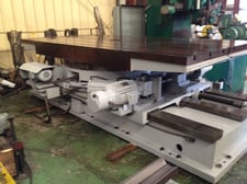 72" x 156" Cross sliding power rotary table, 72" travel, 9-1/2" H, 6 T-slots, #26970