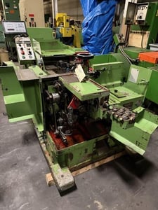 3/16" x 2-3/8" Carlo Salvi #RF/476/SV, high speed semi tubular cold header, 450 PPM, 10 HP