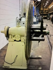4000 lb. Littell #40-12, uncoiler, 60" outside dimensions, 16"-21" ID, electric brake w/adjustable setting