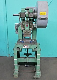 15 Ton, Rousselle #2, Punch Press, 2" stroke, 1-3/4" ram adj., 7-3/4" Shut Height, 5-1/2" throat