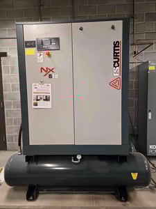 25 HP FS Curtis #NXB18, Motor Compressor, 460 V., 125 PSI