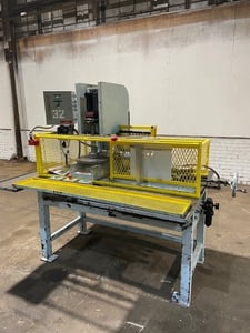 Large outside dimension Tube end forming machine - vertical spinning