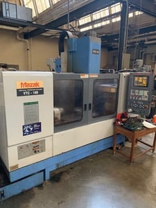 Mazak #VTC-16B, CNC Vertical Machining Center, 4-Axis, 44" X, 16" Y, 20" Z, 16" x 57.48" Table, 15 HP, 8000