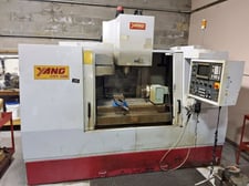 Yang #SMV-1000, CNC Vertical Machining Center, 4-Axis, 40" X, 20" Y, 20" Z, 42" x 19.6" Table, 10 HP, 6000