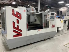 Haas #VF-6, CNC Vertical Machining Center, 3-Axis, 64" X, 32" Y, 30" Z, 28" x 64" Table, 30 HP, 10000 RPM, 40