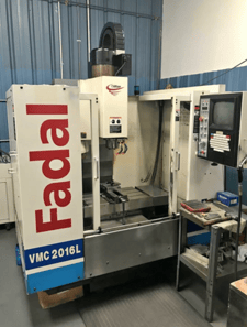 Fadal #VMC2216L, CNC Vertical Machining Center, 3-Axis, 22" X, 16" Y, 20" Z, 16" x 39" Table, 15 HP, 7500