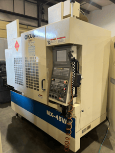 Okuma #MX-45VAE, CNC Vertical Machining Center, 3-Axis, 30" X, 18.8" Y, 17.7" Z, 39" x 20" Table, 10 HP, 7000