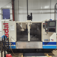 Fadal #VMC4020HT, CNC Vertical Machining Center, 3-Axis, 40" X, 20" Y, 28" Z, 20" x 48" Table, 22.5 HP, 10000