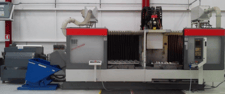 Stama #MC526, CNC Vertical Machining Center, 86.6" X, 15.7" Y, 14.2" Z, 12000 RPM, HSK-63 Taper, 42 automatic