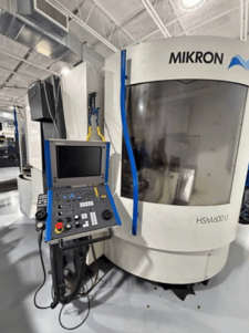 Mikron #HSM-600U, CNC Vertical Machining Center, 3-Axis, 31.5" X, 23.6" Y, 19.7" Z, 140" x 145" Table, 30 HP