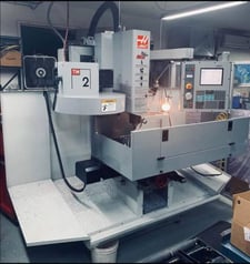 Haas #TM-2, CNC Vertical Machining Center, 3-Axis, 40" X, 16" Y, 16" Z, 10.5" x 57.75" Table, 7.5 HP, 4000