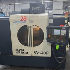 Johnford #SV-40P, CNC Vertical Machining Center, 3-Axis, 41.3" X, 19.7" Y, 24" Z, 19" x 47" Table, 15 HP
