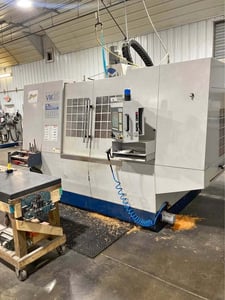 Milltronics #VM25, CNC Vertical Machining Center, 3-Axis, 50" X, 25" Y, 24" Z, 24" x 56" Table, 24 HP, 8000