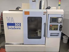 Twinhorn #VA-500, CNC Vertical Machining Center, 3-Axis, 19.6" X, 15.7" Y, 17.7" Z, 15.75" x 27.56" Table, 10