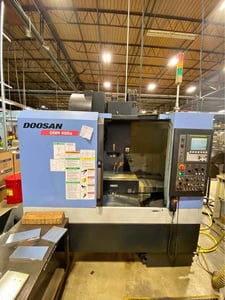 Daewoo Doosan #DNM-400A, CNC Vertical Machining Center, 3 -Axis, 25" X, 17.1" Y, 20" Z, 17.13" x 31.1" Table
