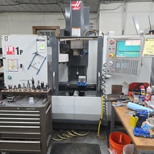 Haas #TM-1P, CNC Vertical Machining Center, 3-Axis, 30" X, 12" Y, 16" Z, 10.5" x 47.75" Table, 7.5 HP, 6000