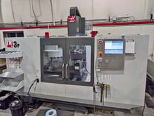 Haas #TM-3P, CNC Vertical Machining Center, 4-Axis, 40" X, 20" Y, 16" Z, 14.5" x 57.75" Table, 7.5 HP, 10000