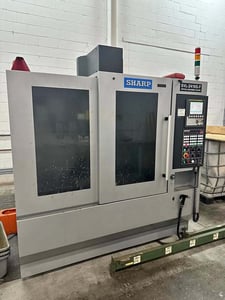 Sharp #SVL-2416S-F, CNC Vertical Machining Center, 3-Axis, 23.6" X, 15.7" Y, 18" Z, 15.7" x 27.6" Table, 7.5