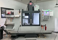 Haas #TM-3P, CNC Vertical Machining Center, 3-Axis, 40" X, 20" Y, 16" Z, 14.5" x 57.75" Table, 7.5 HP, 10000