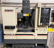 Bridgeport #Interact-412, CNC Vertical Machining Center, 18" X, 13" Y, 12" Z, 7.5 HP, 4000 RPM, 12 automatic